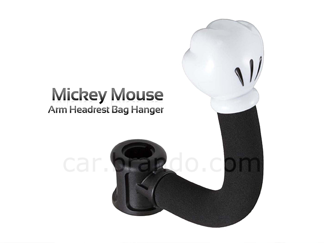 Mickey Mouse Arm Headrest Bag Hanger