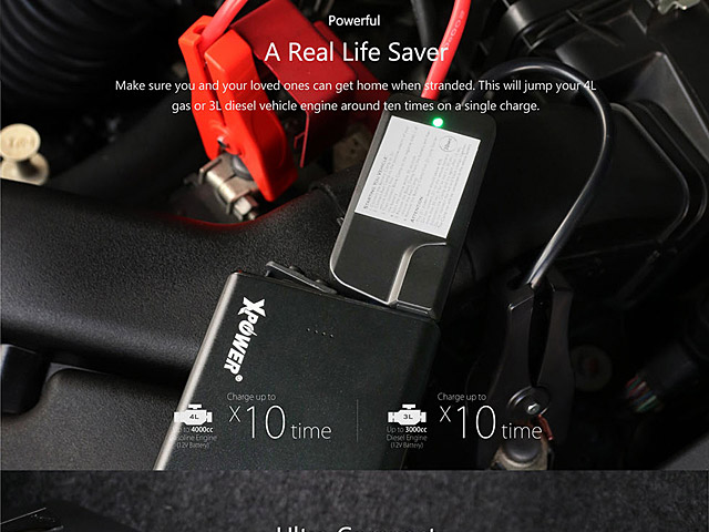 XPower JS1 Compact Car Jump Starter