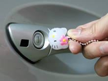 Hello Kitty Static Electricity Key Holder