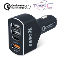 Xpower CC4QC 47W Quick Charge 3.0 Type-C Car Charger
