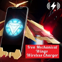Iron Mechanical Wings Wireless Charger