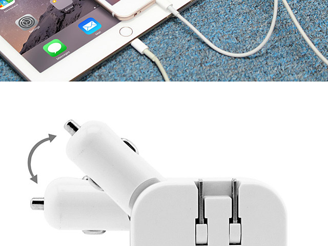 2-in-1 Car & Home Charger