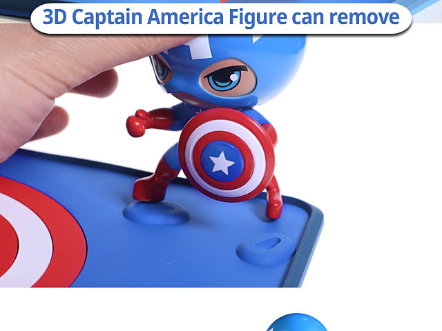 3D Captain America Non-Slip Mat